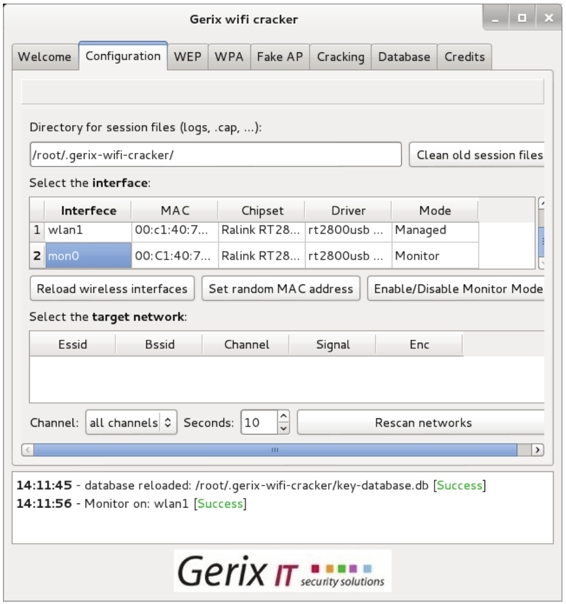 Gerix Wifi Cracker破解无线网络-之网卡教程