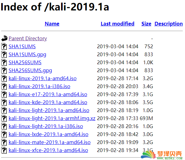 kali linux-2019.1a下载地址