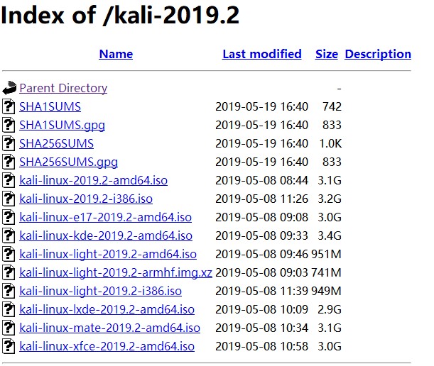 kali linux-2019.2下载地址