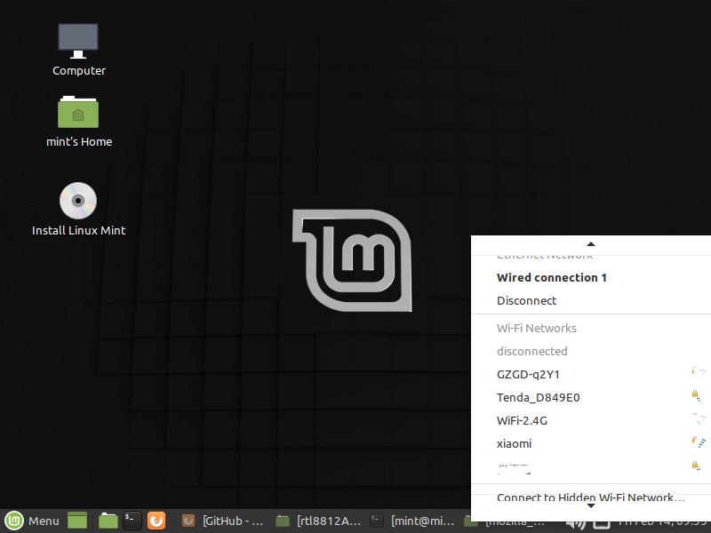 Linux Mint19.3安装rtl8812au网卡驱动方法