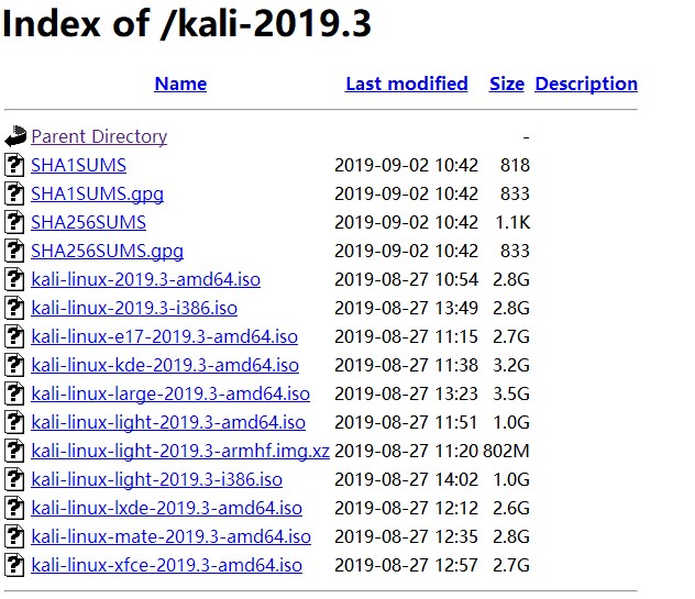 kali linux-2019.3下载地址