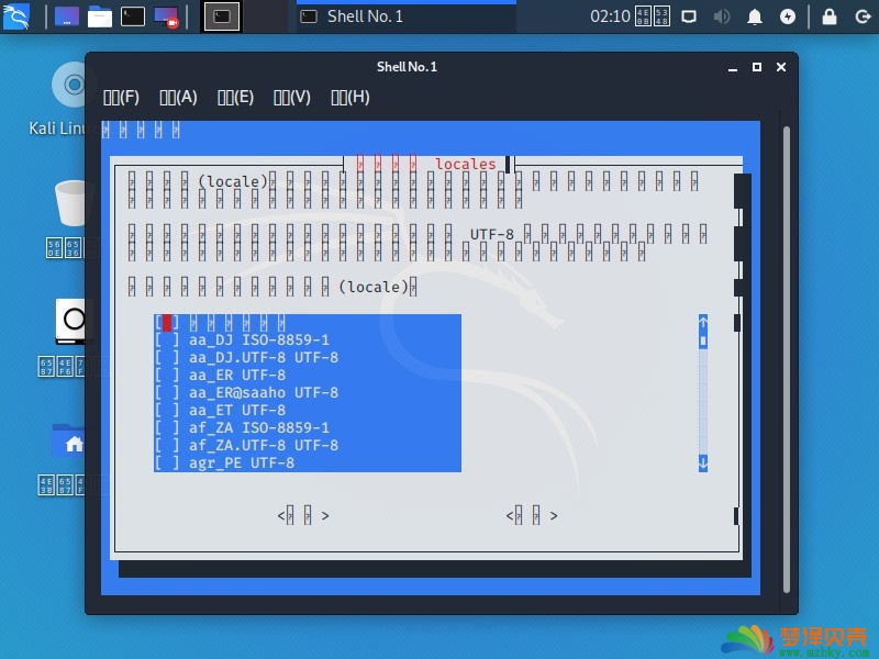 kali2020,2019乱码,kali linux安装好中文乱码解决方法