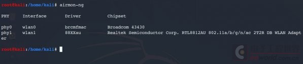 RTL8812网卡 kali破解WiFi密码